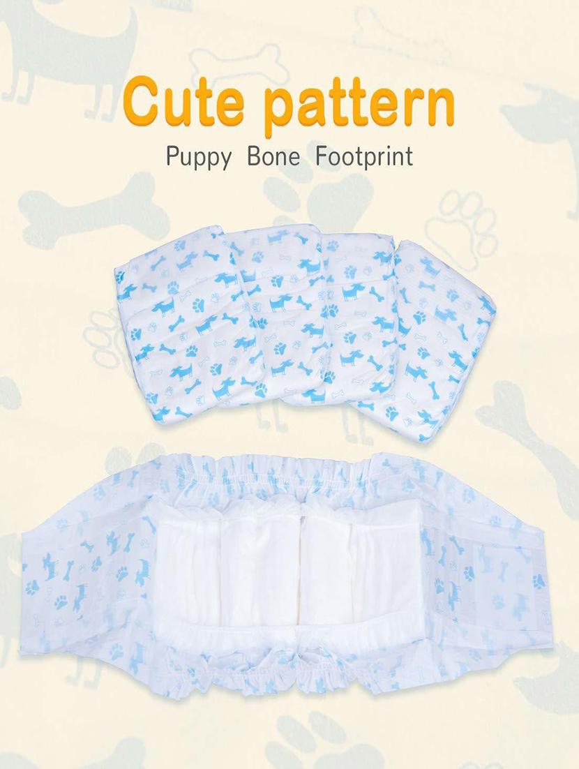 multi colored cotton. fiber washable pet diaper - 18697257 -  Standard Image - 1