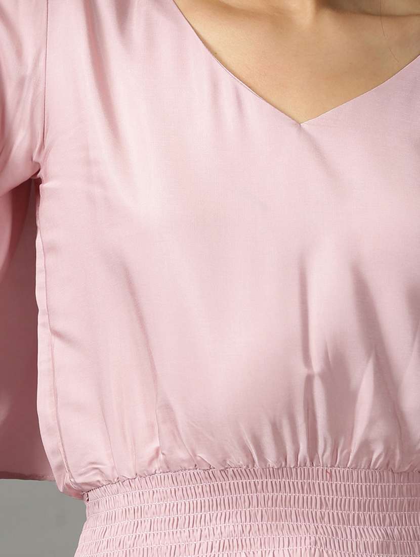 women's crop v neck top - 18697489 -  Standard Image - 4