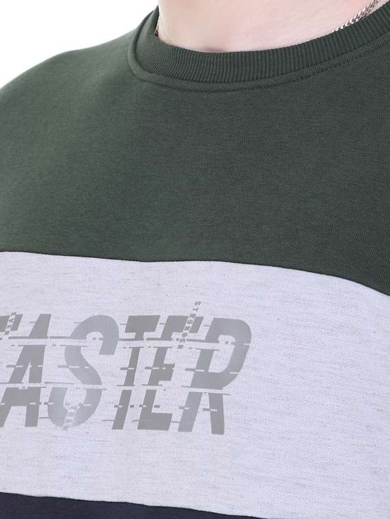 mens color block sweatshirt - 18697664 -  Standard Image - 4