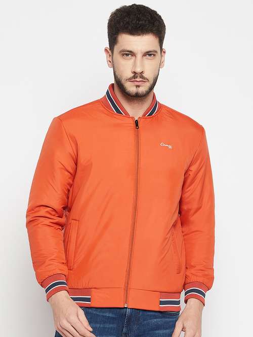red polyester bomber jacket - 18697705 -  Standard Image - 0