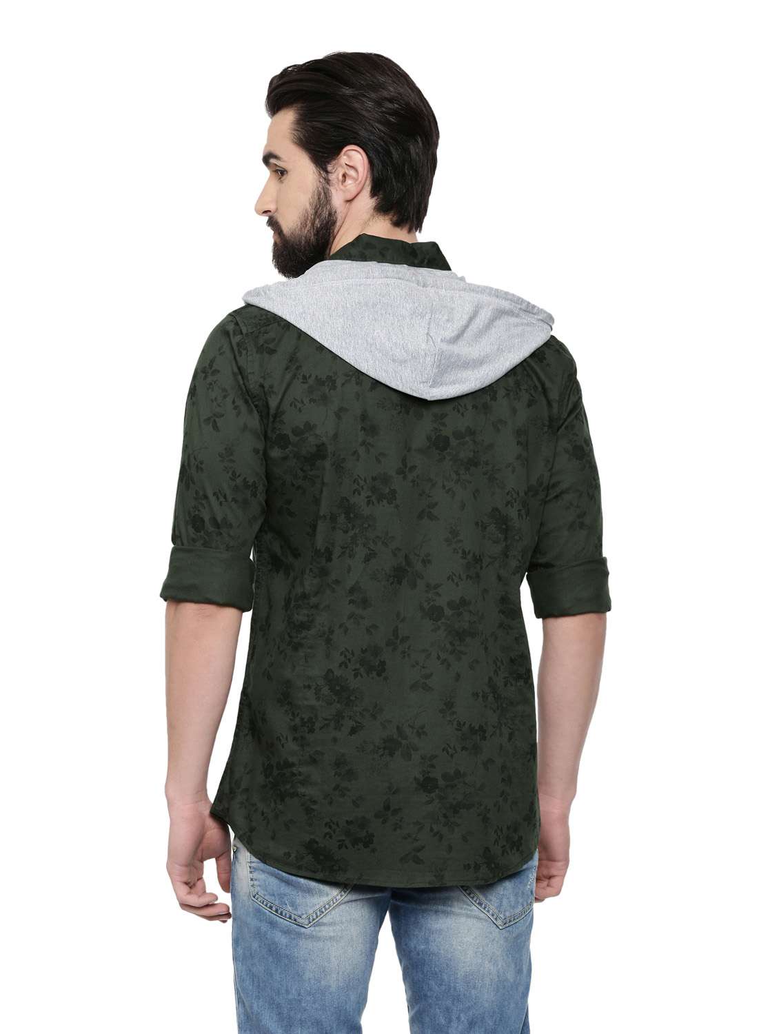 mens florals casual shirt - 18697957 - Standard Image - 4