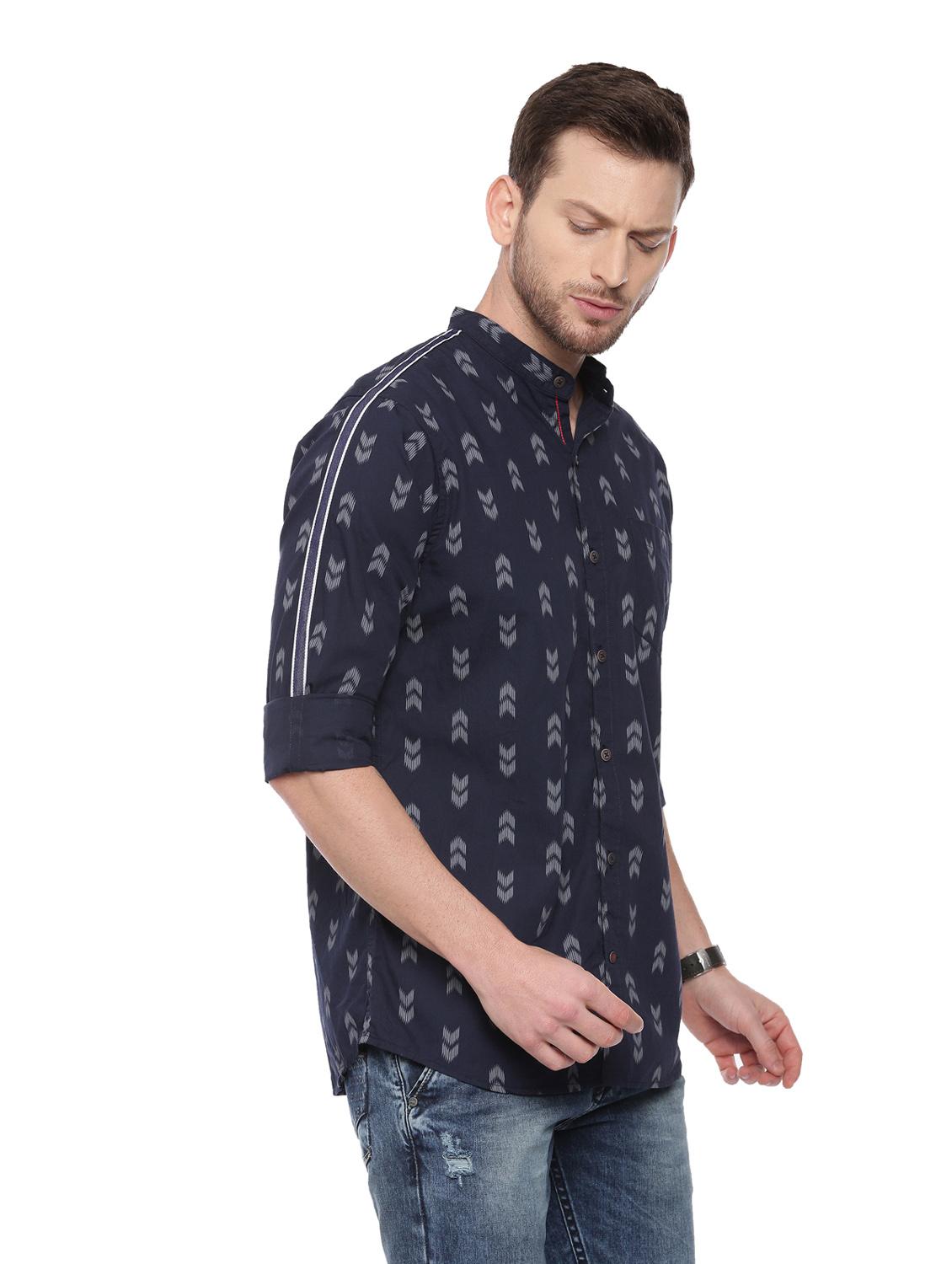 blue cotton casual shirt - 18697960 -  Standard Image - 1