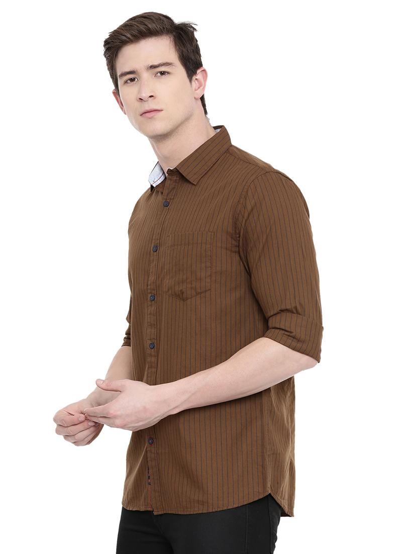 mens stripes casual shirt - 18697982 - Standard Image - 1