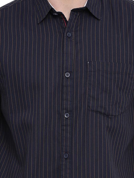 mens stripes casual shirt - 18697984 - Standard Image - 4