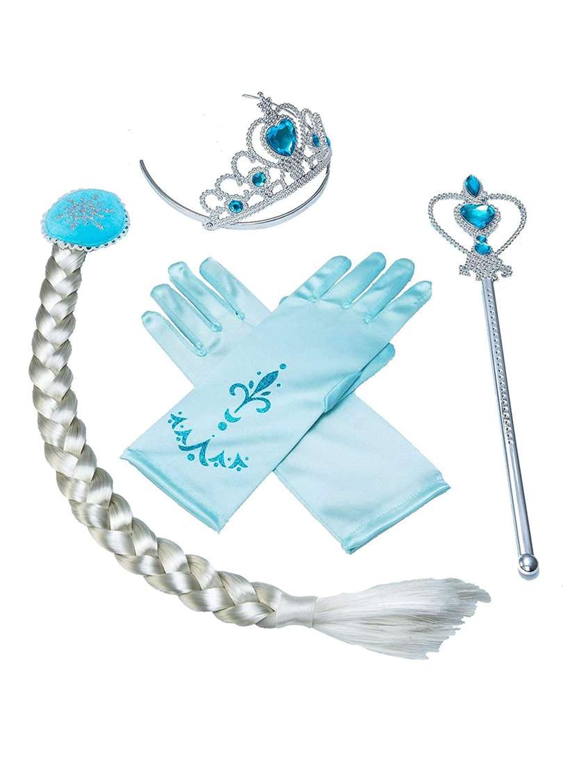 magic wand crown frozen elsa anna girls princess accessories cosplay snow white rapunzel tiara gloves party supplies sets - 18699852 -  Standard Image - 1