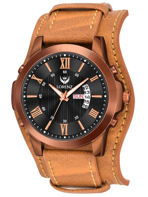 lorenz two-in-one detachable bracelet strap day & date analogue watch - 18699927 - Standard Image - 0