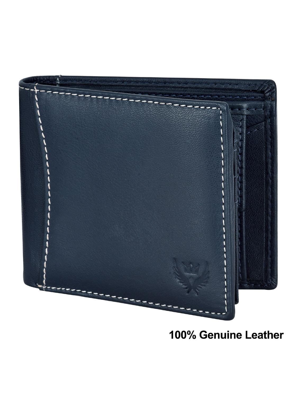 blue leather wallet - 18700284 - Zoom Image - 0