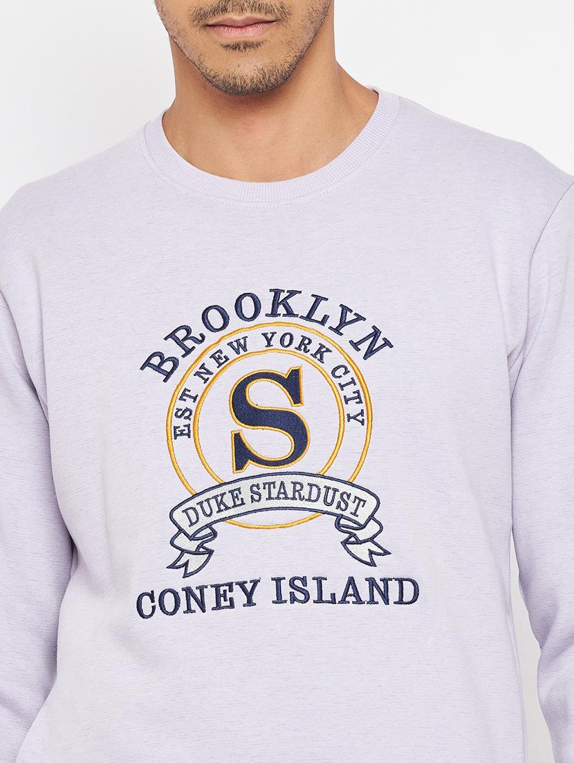 round neck chest printed sweatshirt - 18701188 - Standard Image - 4