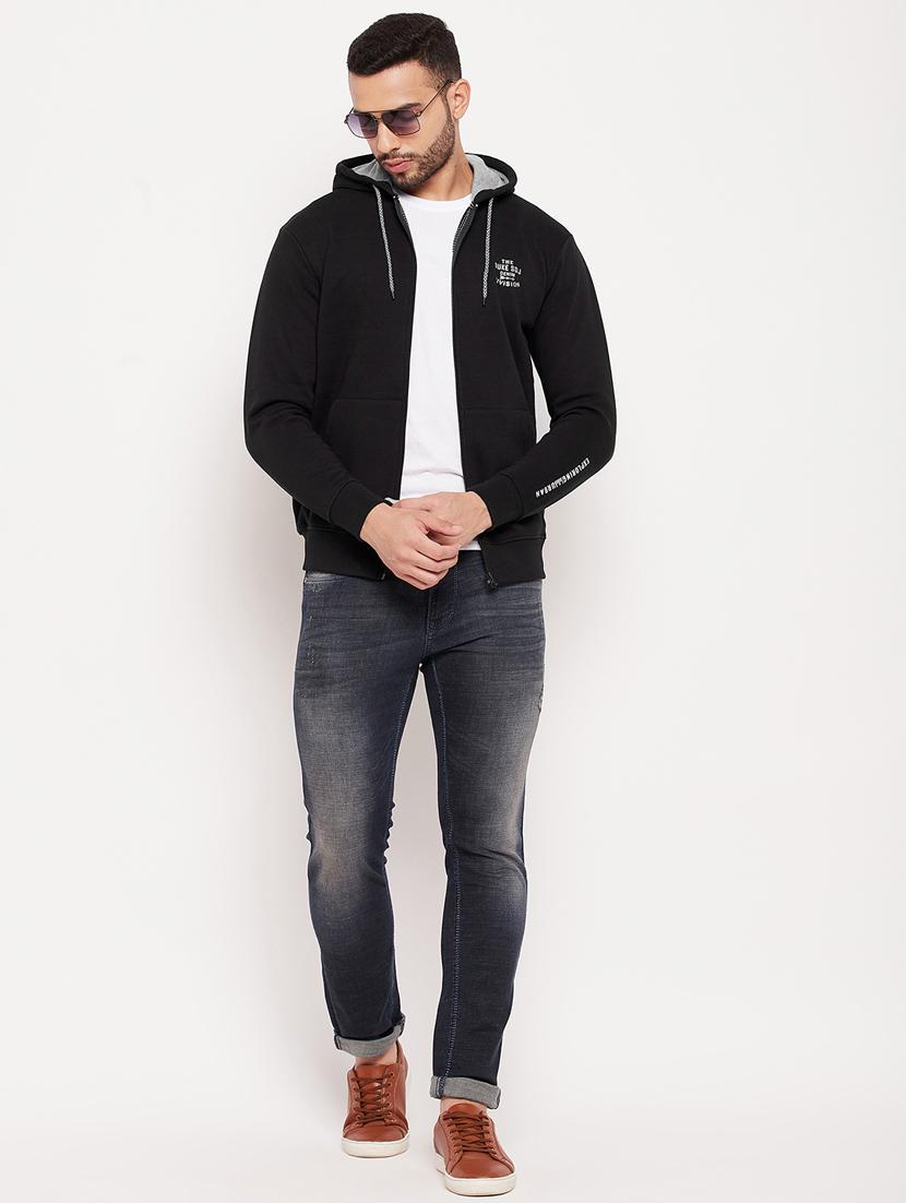 hooded neck zip up sweatshirt - 18701237 - Standard Image - 4