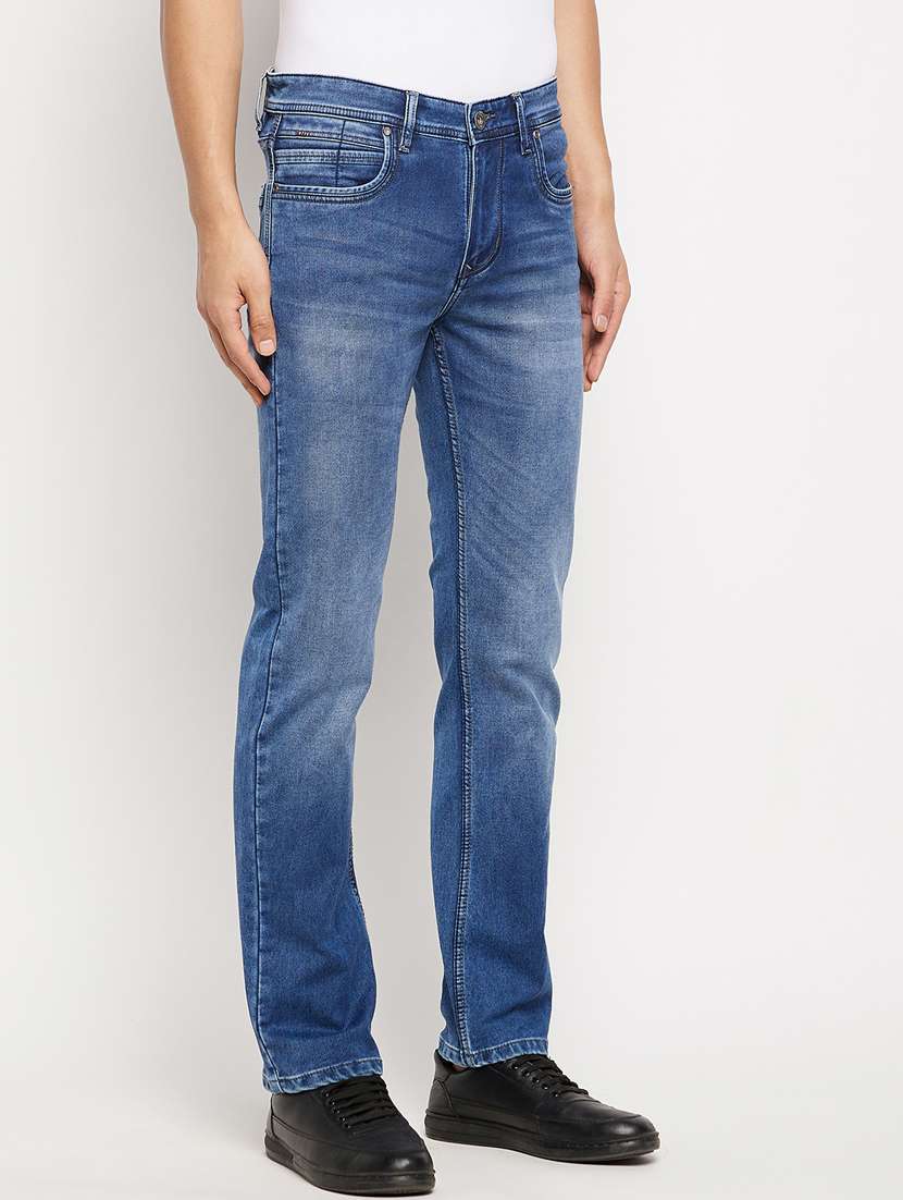 mid rise light washed denim jean - 18701485 -  Standard Image - 1