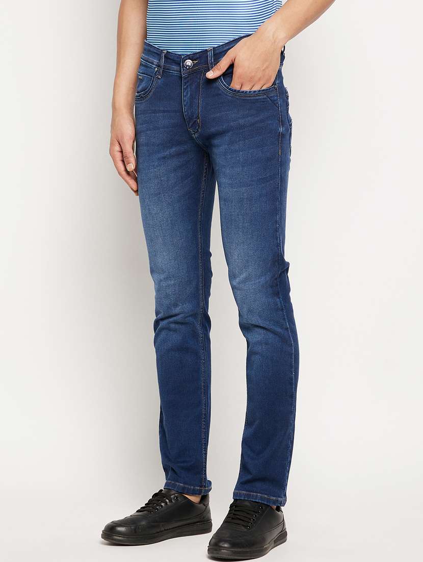 mid rise light washed denim jean - 18701488 -  Standard Image - 1