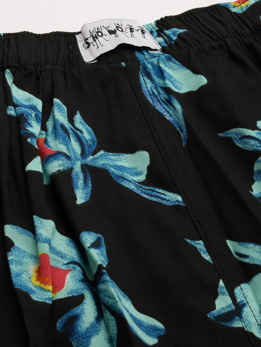 men shirt collar printed co-ords - 18701515 - Standard Image - 4