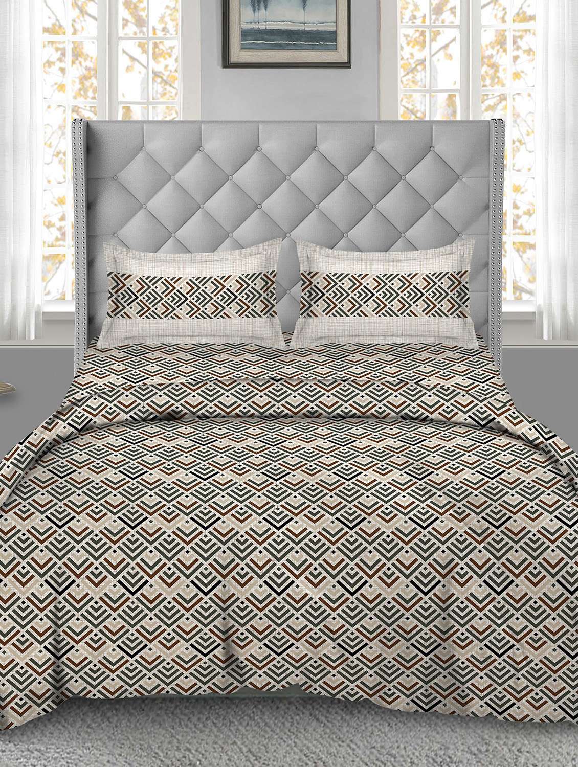 multi colored printed dohar - 18701713 -  Standard Image - 1