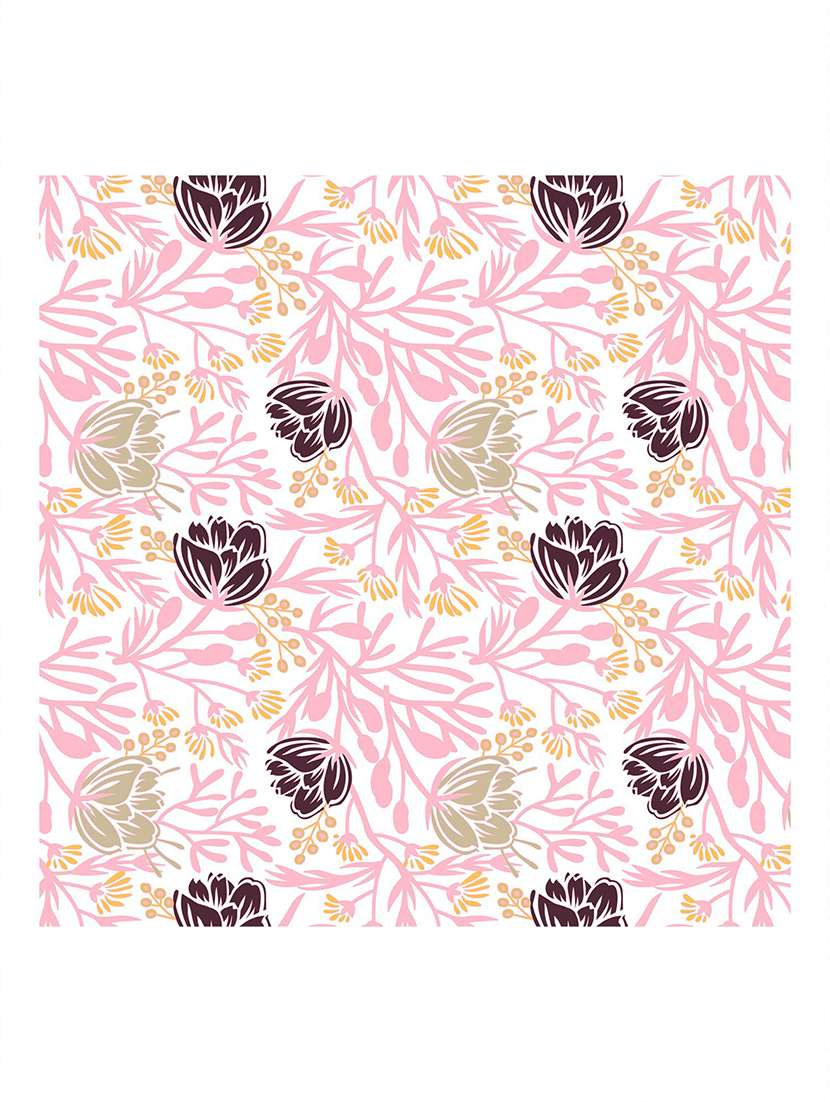 150 tc floral print cotton 4-piece bedding king size set (1 dohar, 1 bedsheet with 2 pillow covers ) - 18701717 -  Standard Image - 4