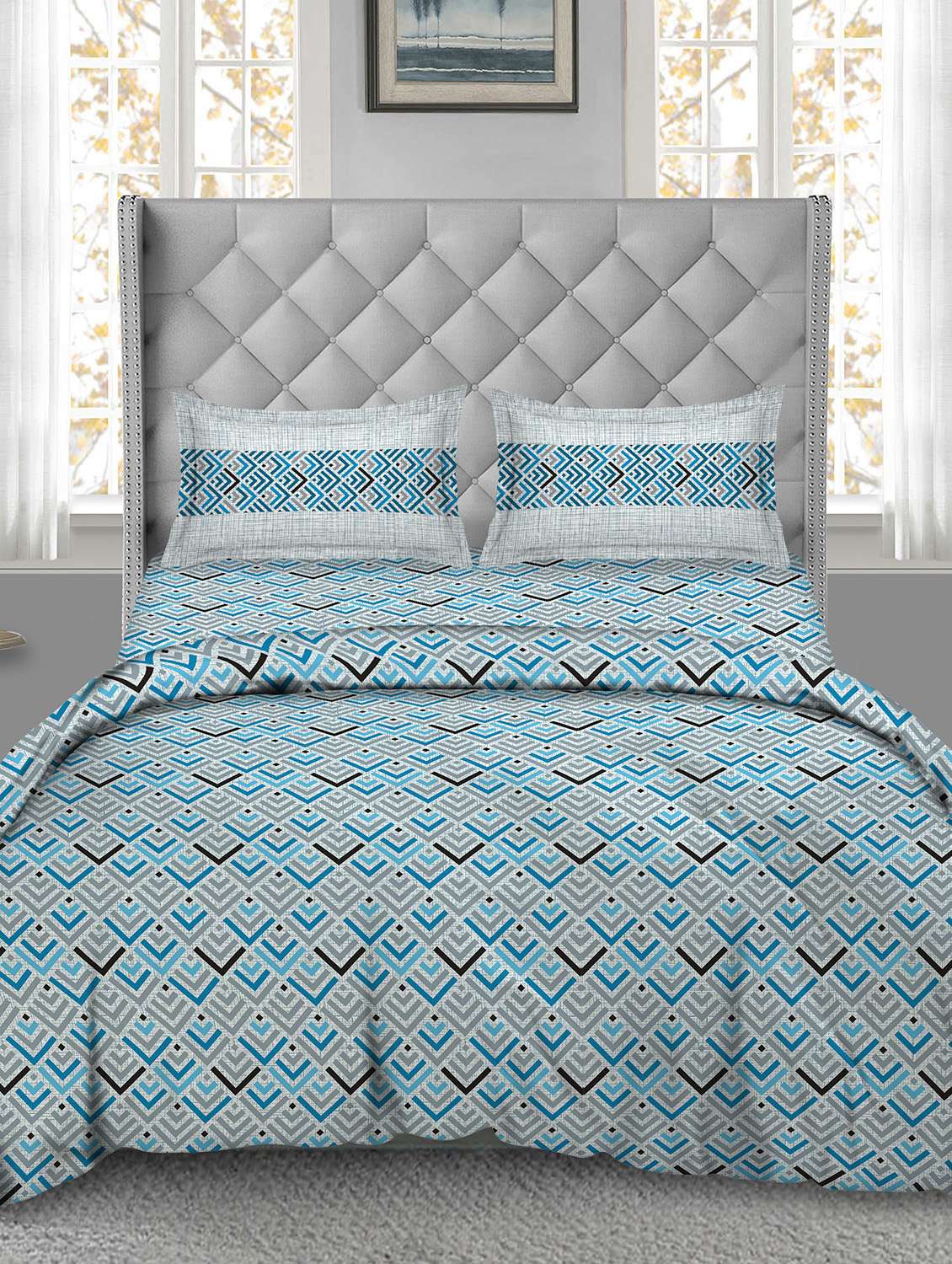printed dohar for double bed - 18701724 -  Standard Image - 1