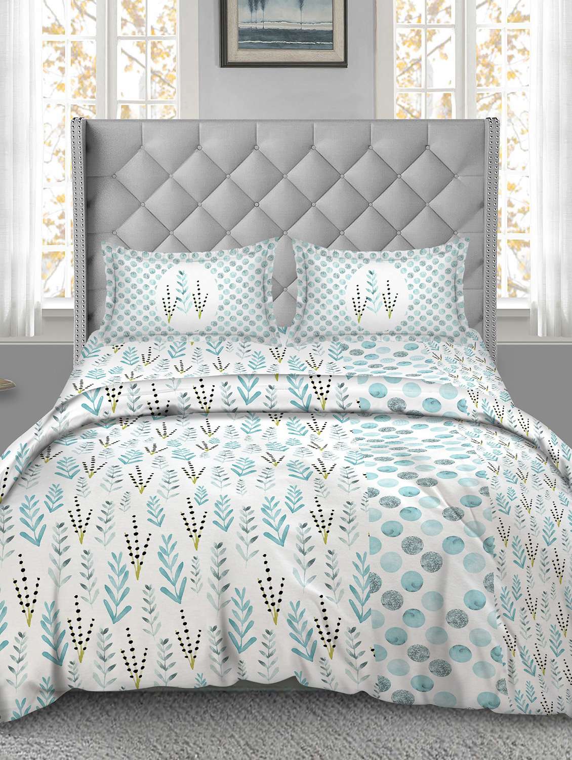 printed dohar for double bed - 18701727 - Standard Image - 1