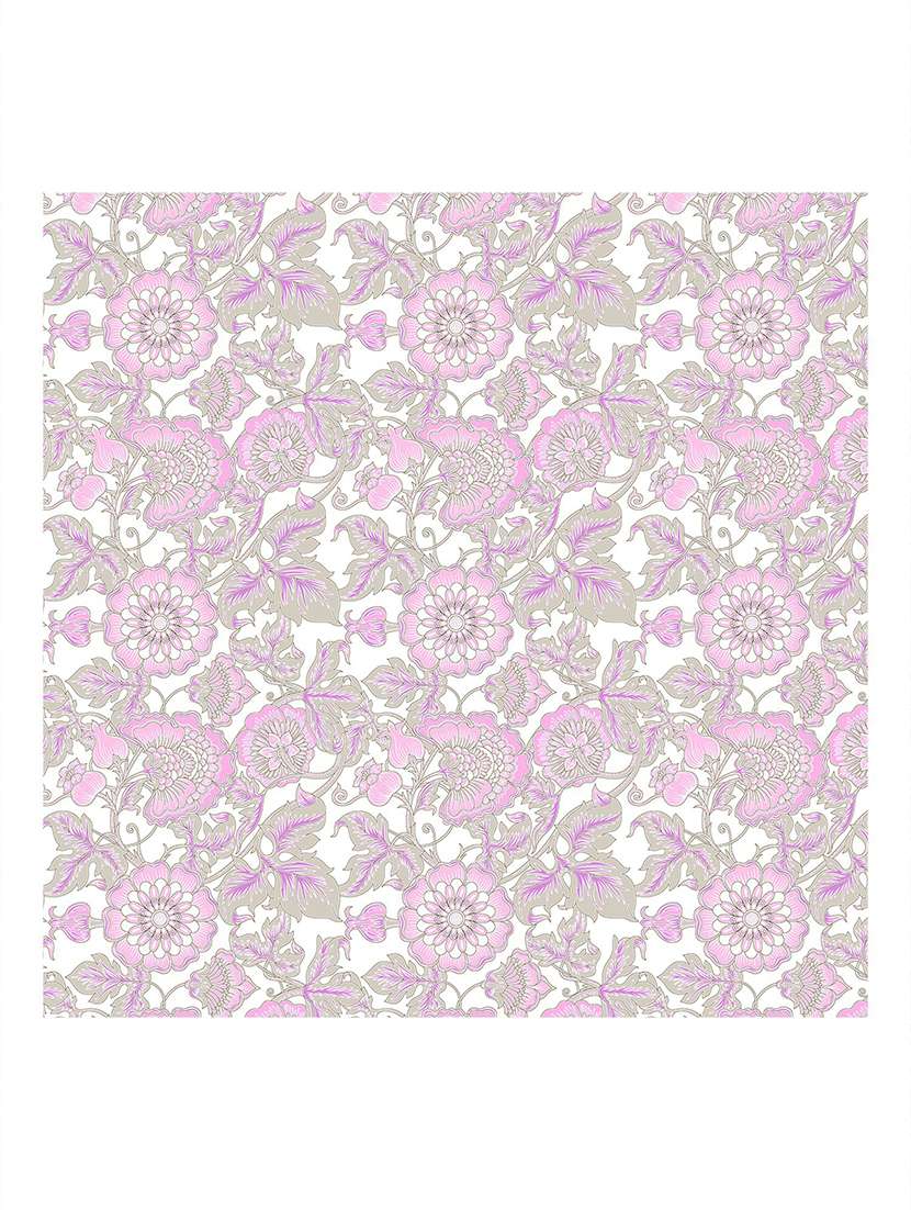 150 tc floral print cotton 4-piece bedding king size set (1 dohar, 1 bedsheet with 2 pillow covers ) - 18701777 -  Standard Image - 4