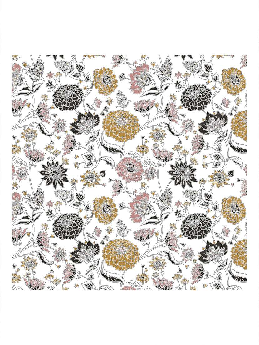 150 tc floral print cotton 4-piece bedding king size set (1 dohar, 1 bedsheet with 2 pillow covers ) - 18701792 - Standard Image - 4