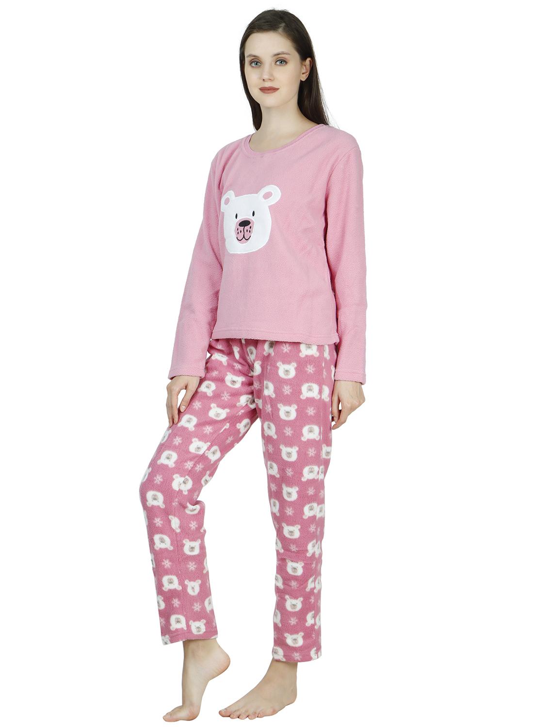 round neck printed nightwear pajama set  - 18703499 -  Standard Image - 1