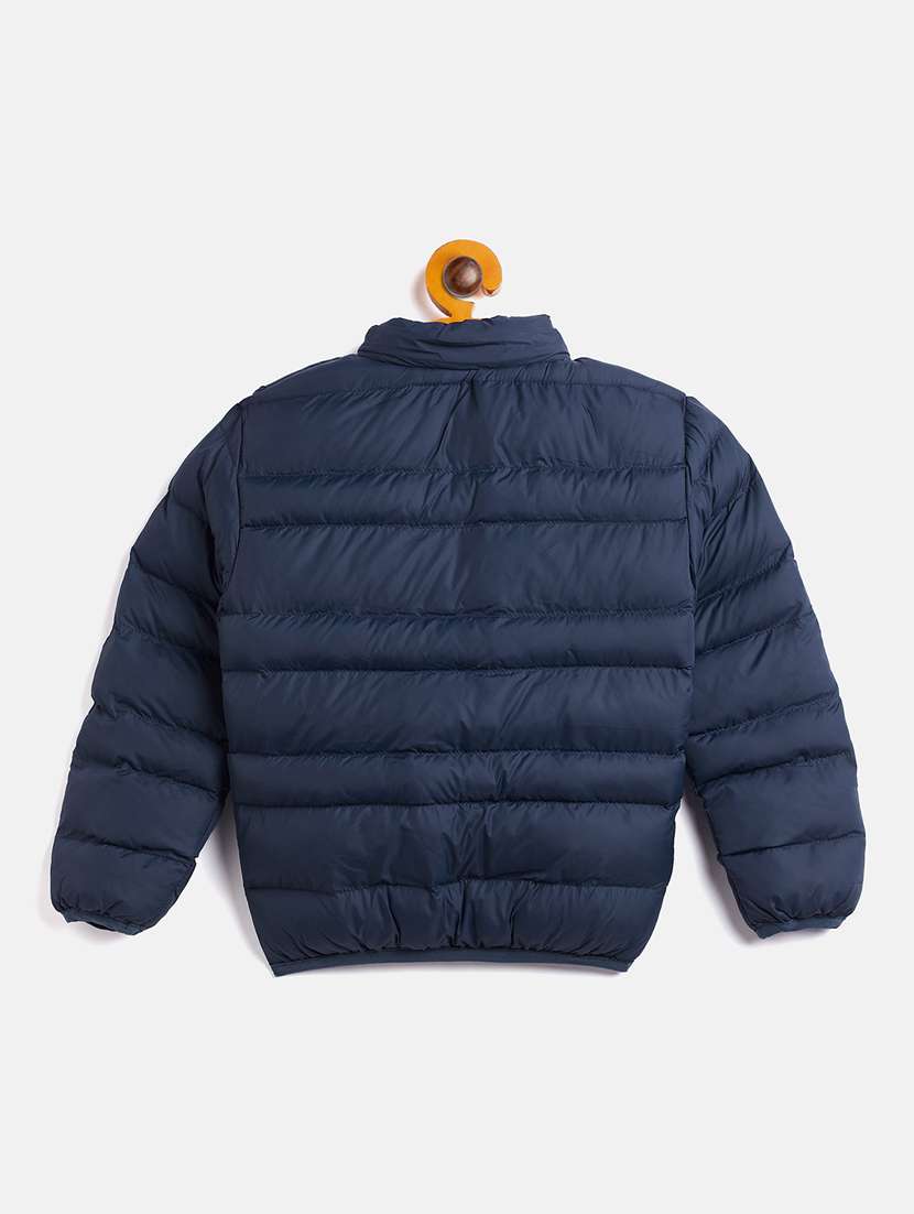 navy blue polyester bomber jackets - 18703910 - Standard Image - 1