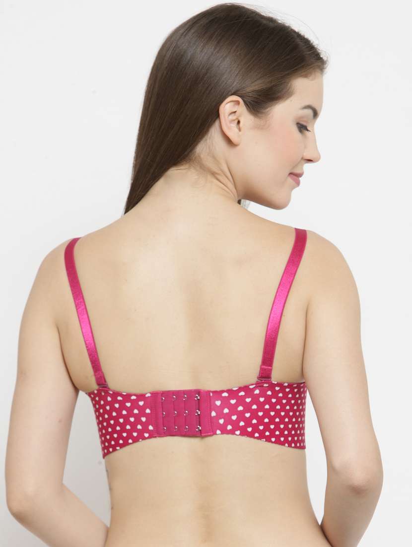 pink polyester bras and panty set - 18703994 -  Standard Image - 1