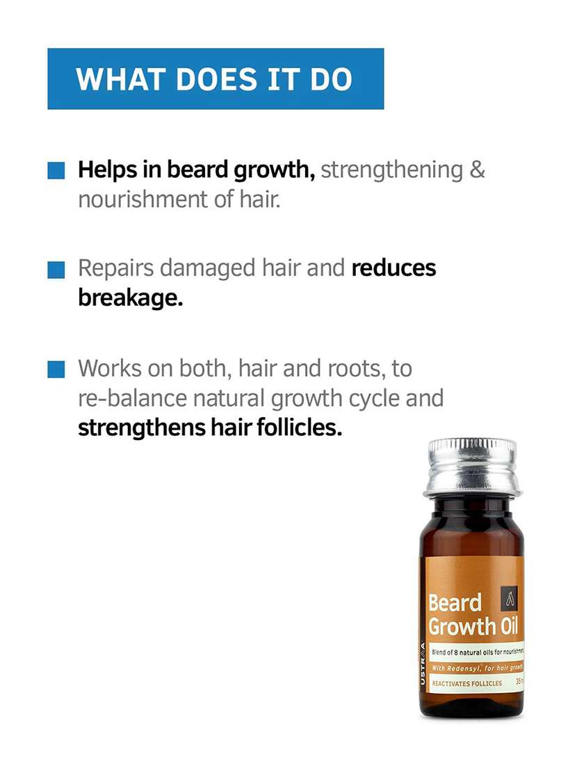 ustraa o.g deodorant - 150ml & beard growth oil - 35ml combo - 18718134 -  Standard Image - 6