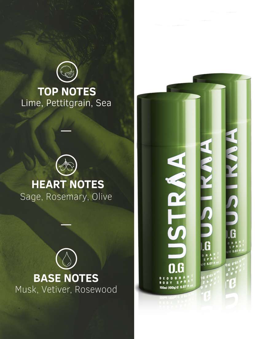 ustraa o.g deodorant - 150ml & face wash oily skin - 200g combo - 18718136 - Standard Image - 4