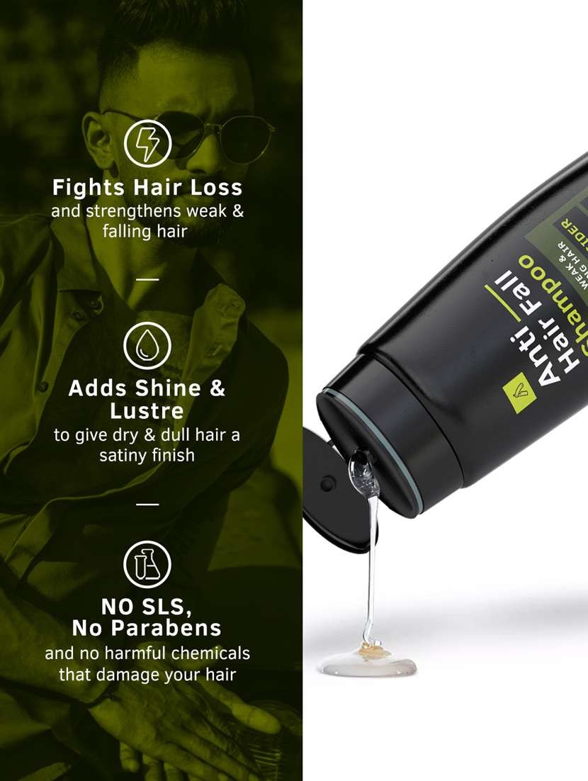 ustraa ayurvedic cold pressed oil - 200ml & anti hair fall shampoo - 250ml - 18718155 - Standard Image - 4