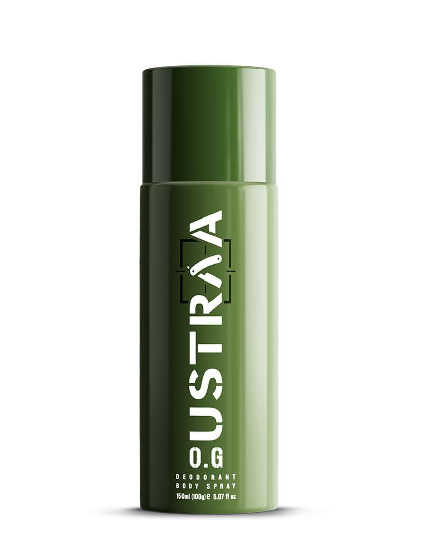 ustraa o.g deodorant - 150ml & blue deodorant body spray - 150ml combo - 18718291 -  Standard Image - 1
