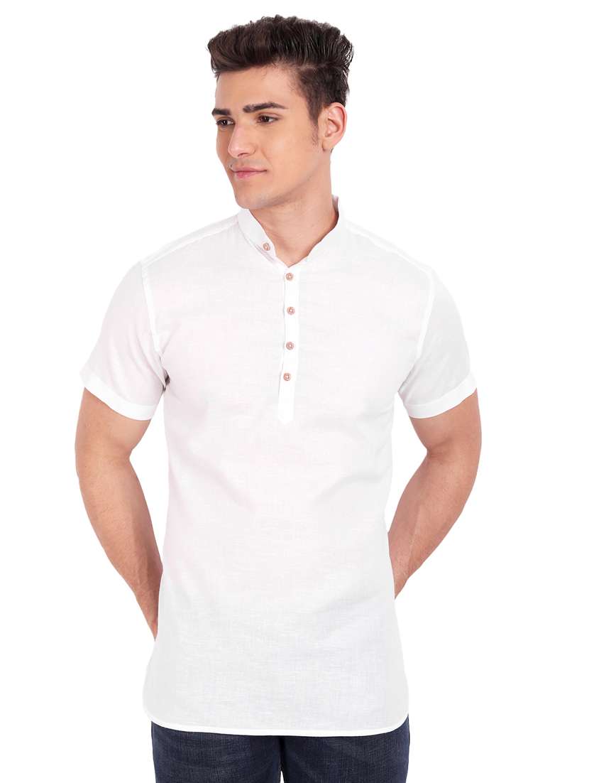 pack of 2 solid short kurta - 18719223 -  Standard Image - 6