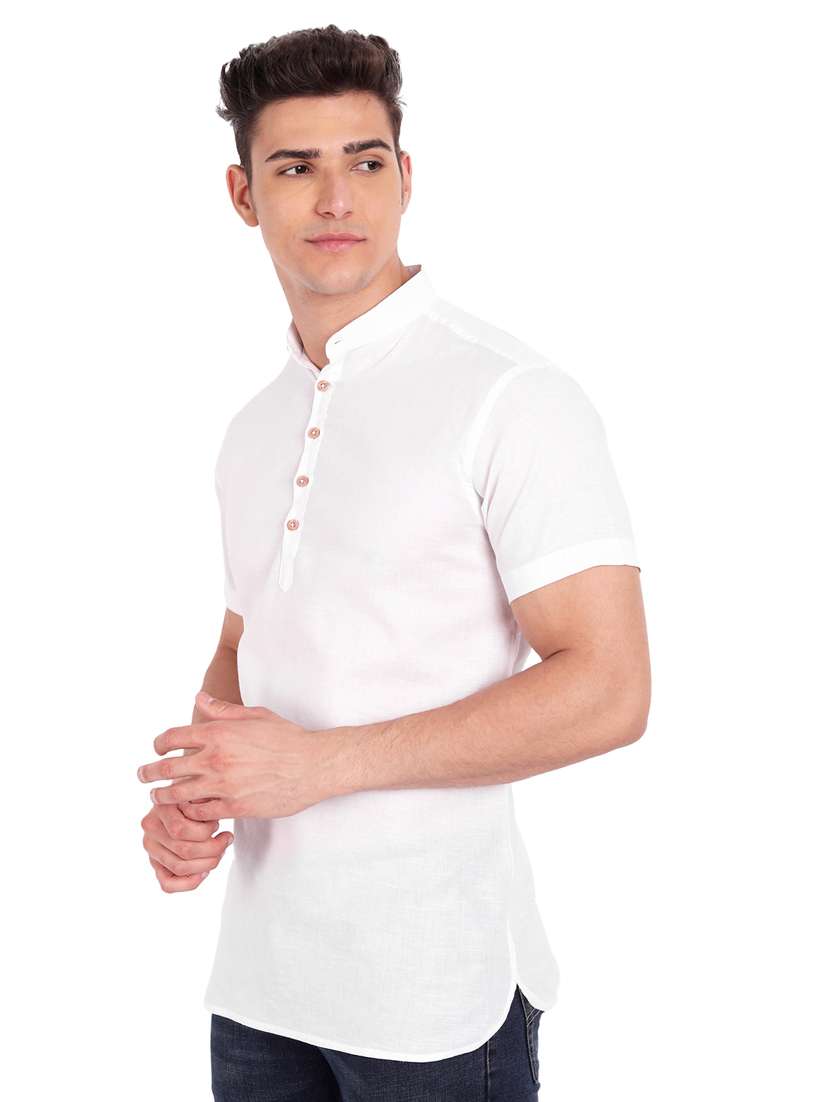 pack of 2 solid short kurta - 18719226 -  Standard Image - 6