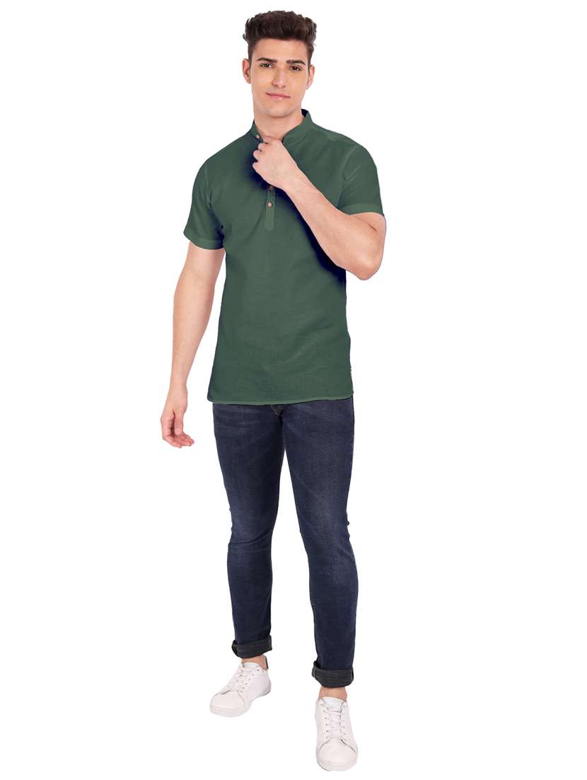 pack of 2 solid short kurta - 18719228 -  Standard Image - 4