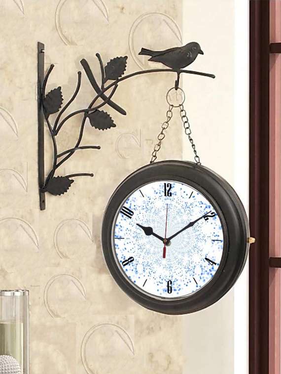 round shape digital display wall clock