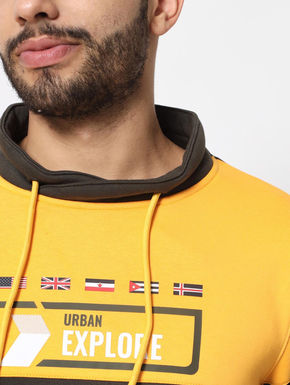 drawstring waist color blocked sweatshirt - 18720540 - Standard Image - 4