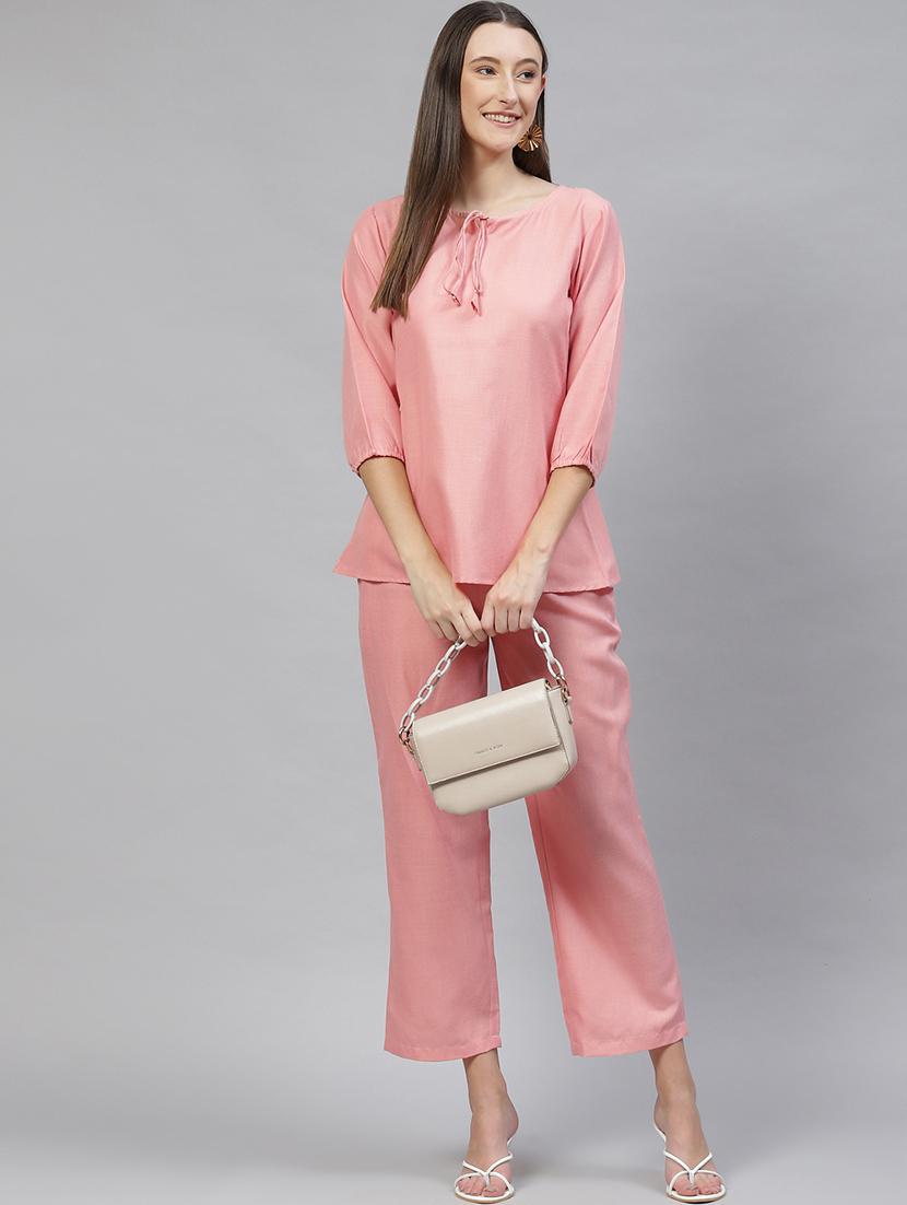 tie up neck solid bottom set - 18720844 - Standard Image - 1
