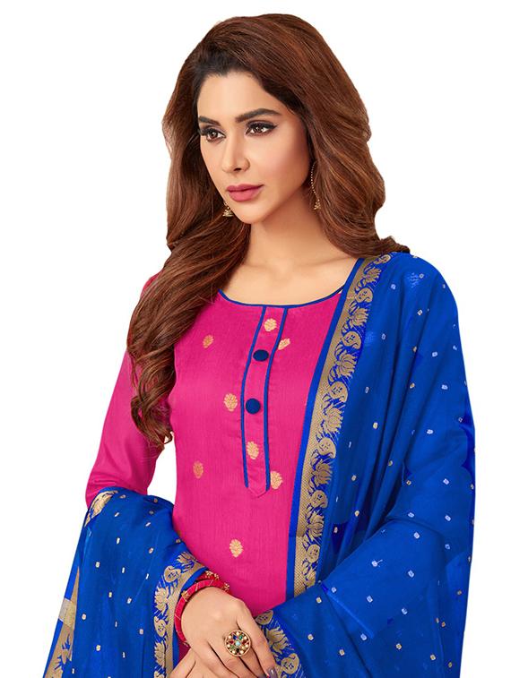 churidaar unstitched suit - 18721177 -  Standard Image - 1