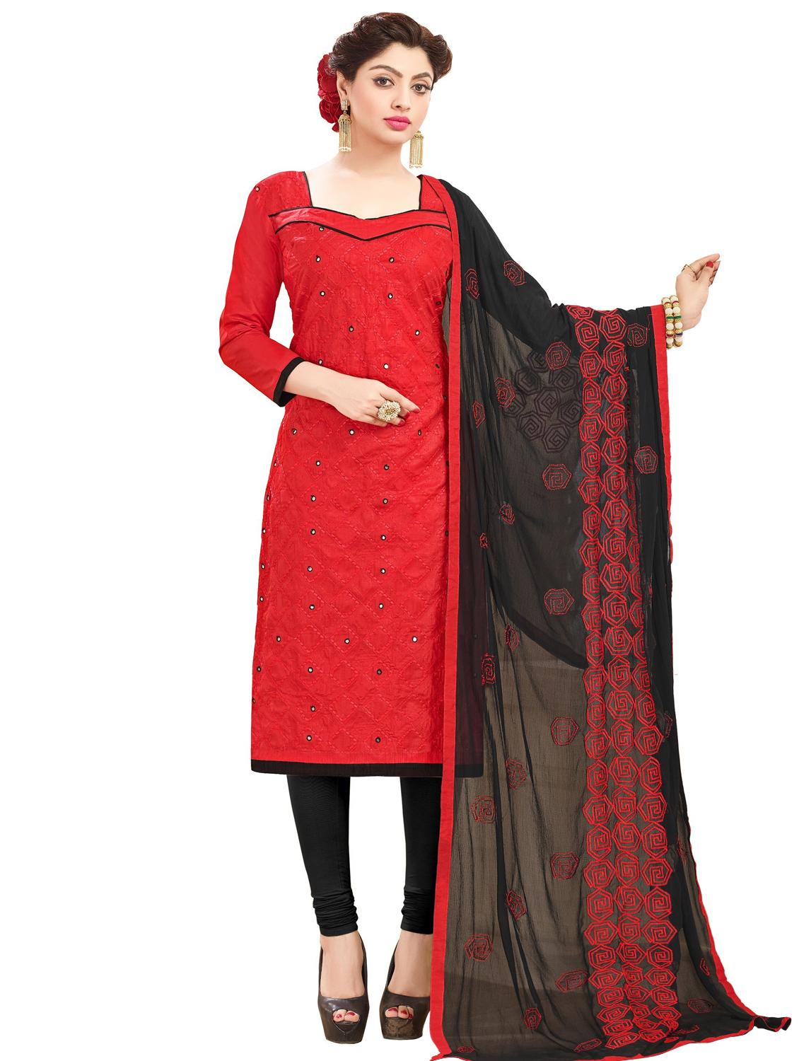 printed unstitched suit set - 18721263 - Zoom Image - 0