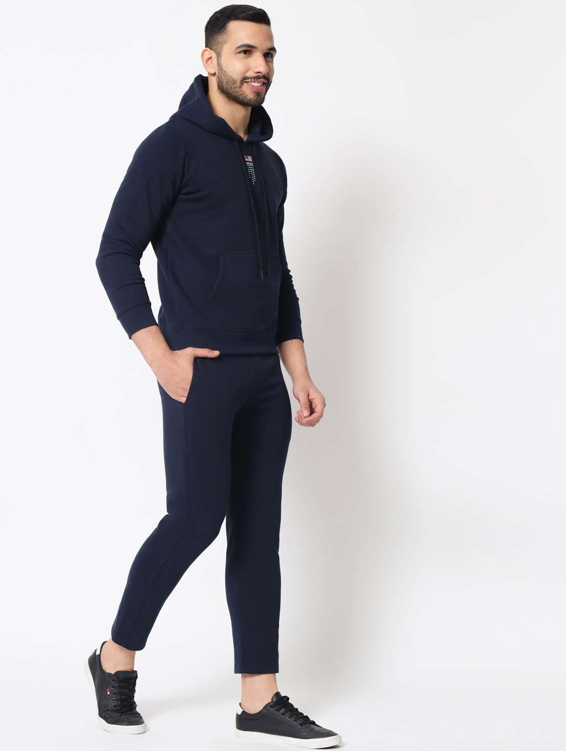 solid full length track suit - 18734201 - Standard Image - 1