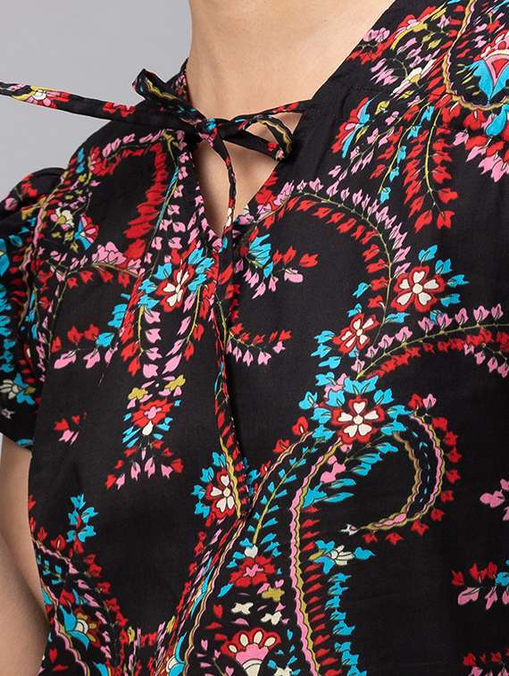 women's straight v neck top - 18734548 -  Standard Image - 4