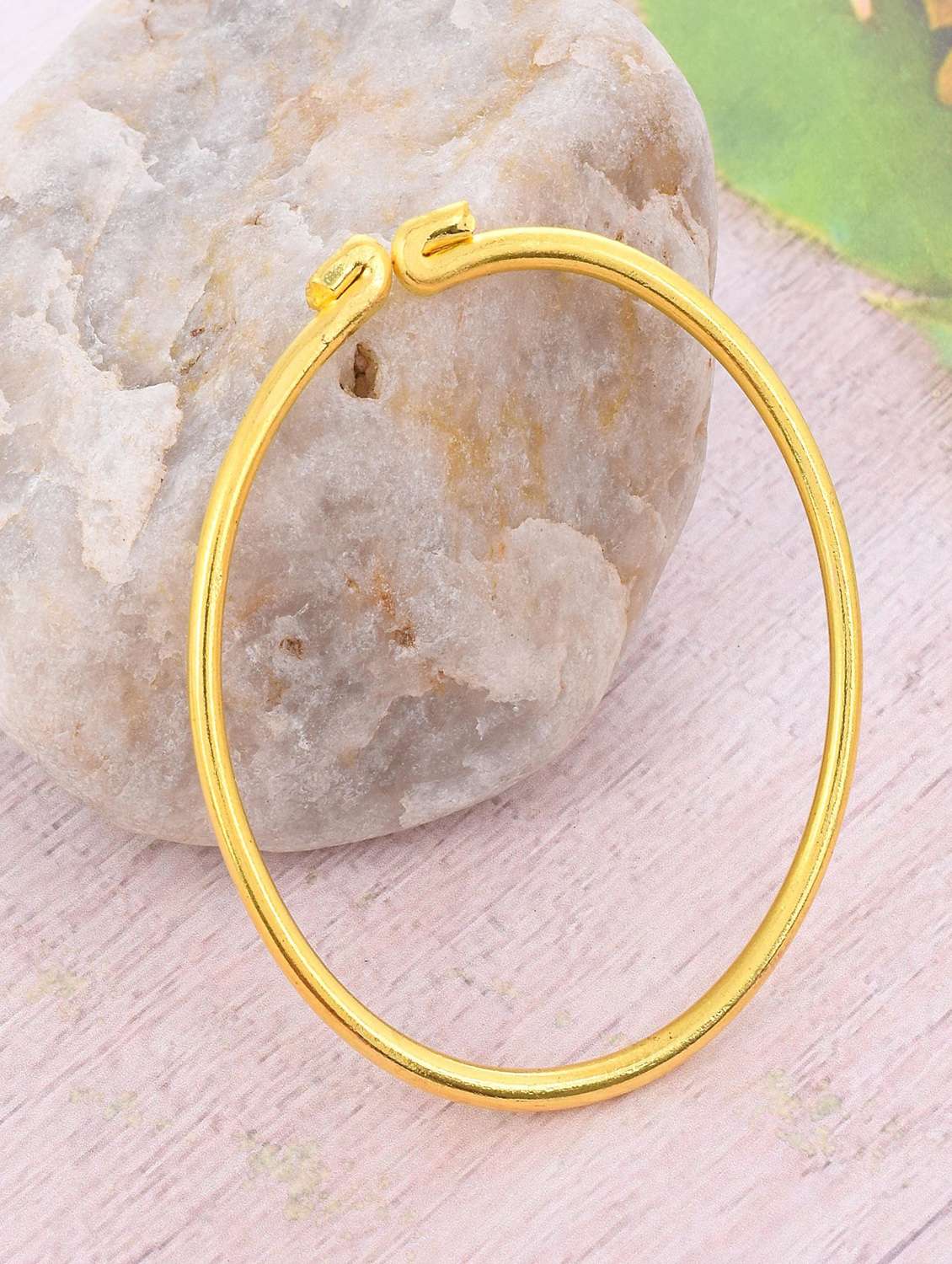 gold brass bangle