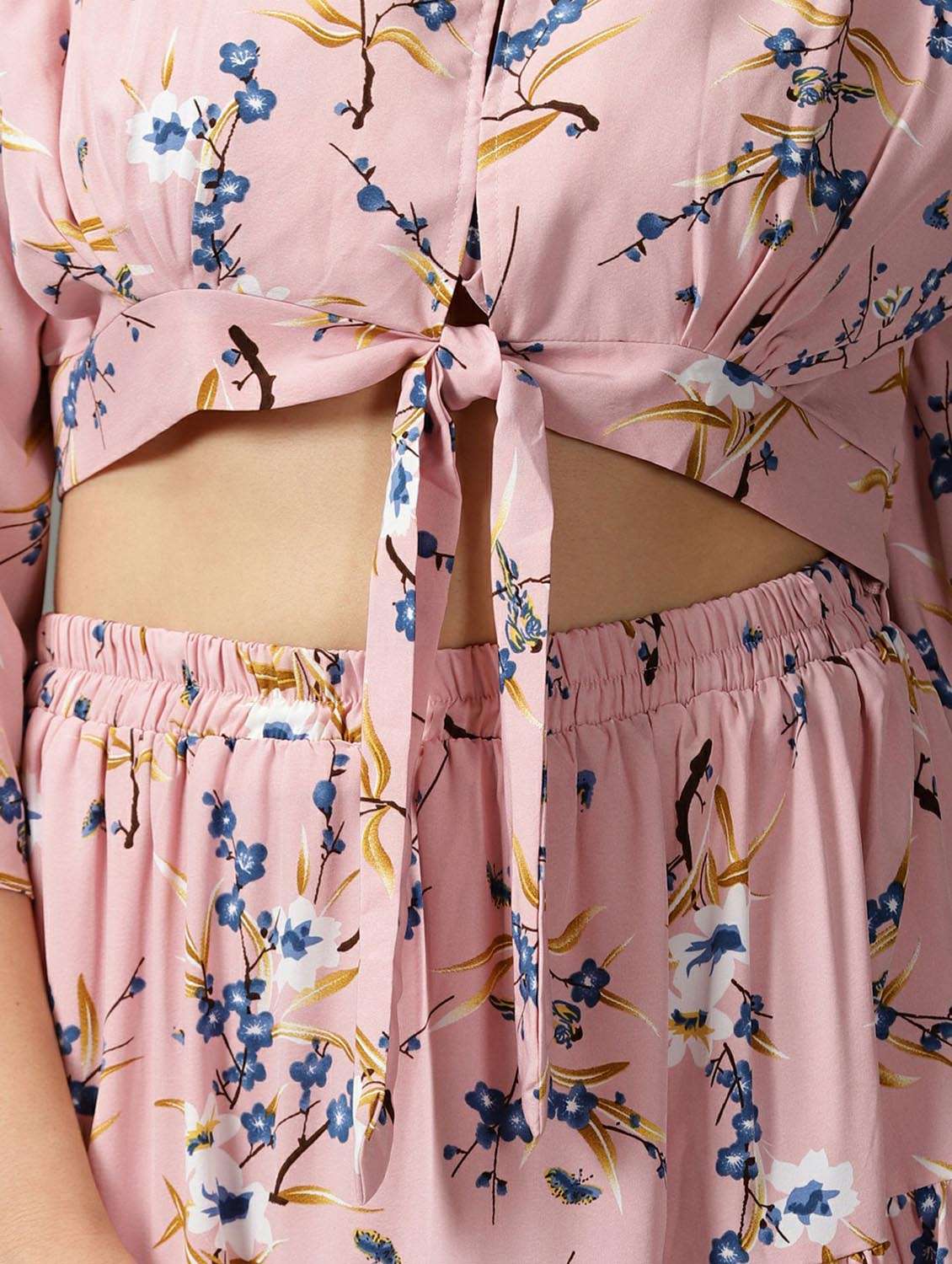 pink polyester top and skirt set - 18735139 -  Standard Image - 6