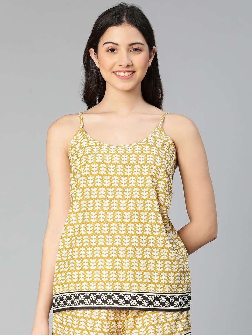 women's a line shoulder strap top