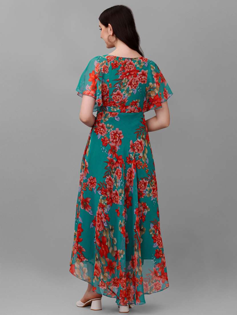 Women's Ruffle Floral Dress