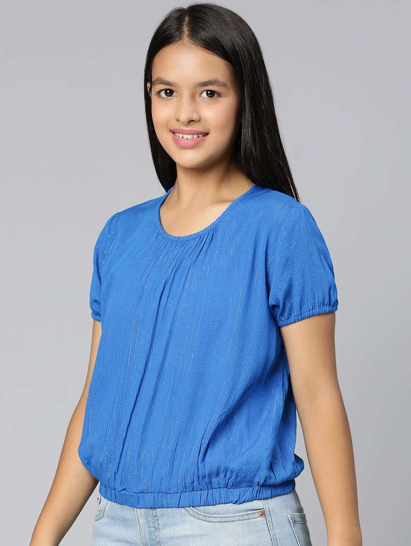 girls round neck top - 18736202 -  Standard Image - 1