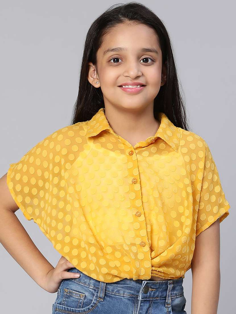 girls collared shirt