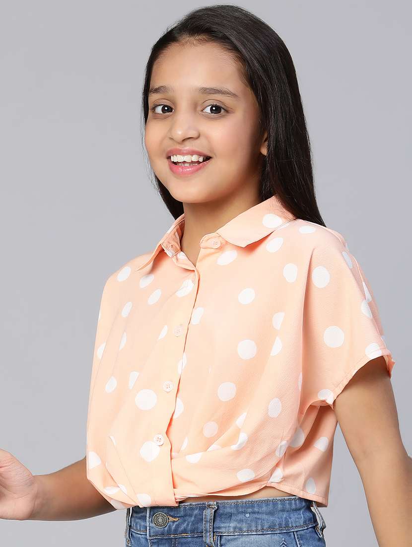 girls collared shirt - 18736206 - Standard Image - 1