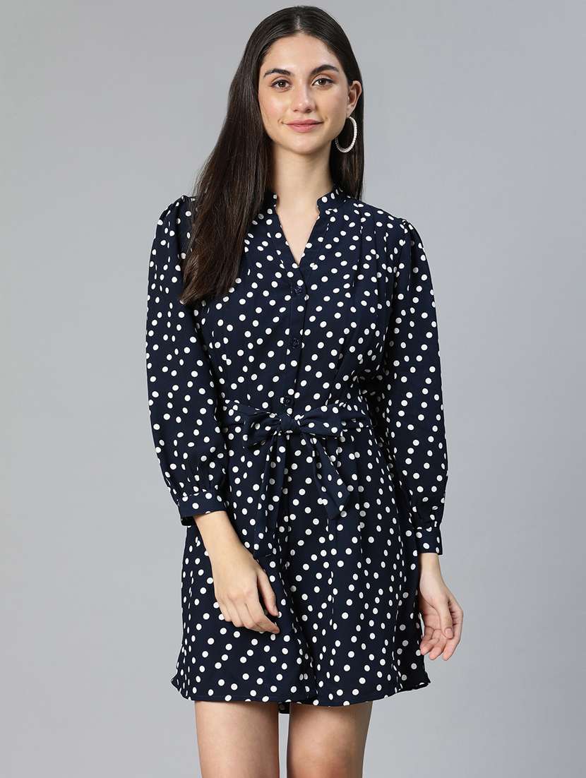 women's  polka dots dress