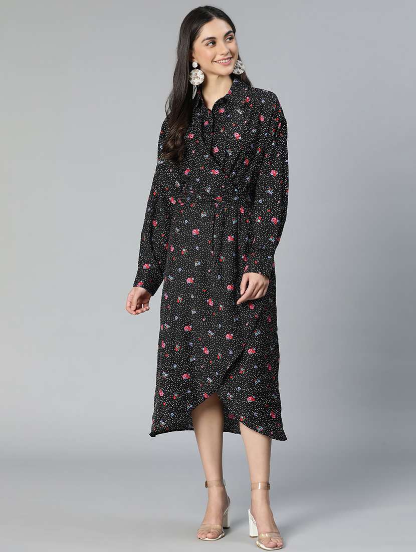 women's wrap floral dress - 18736219 -  Standard Image - 4