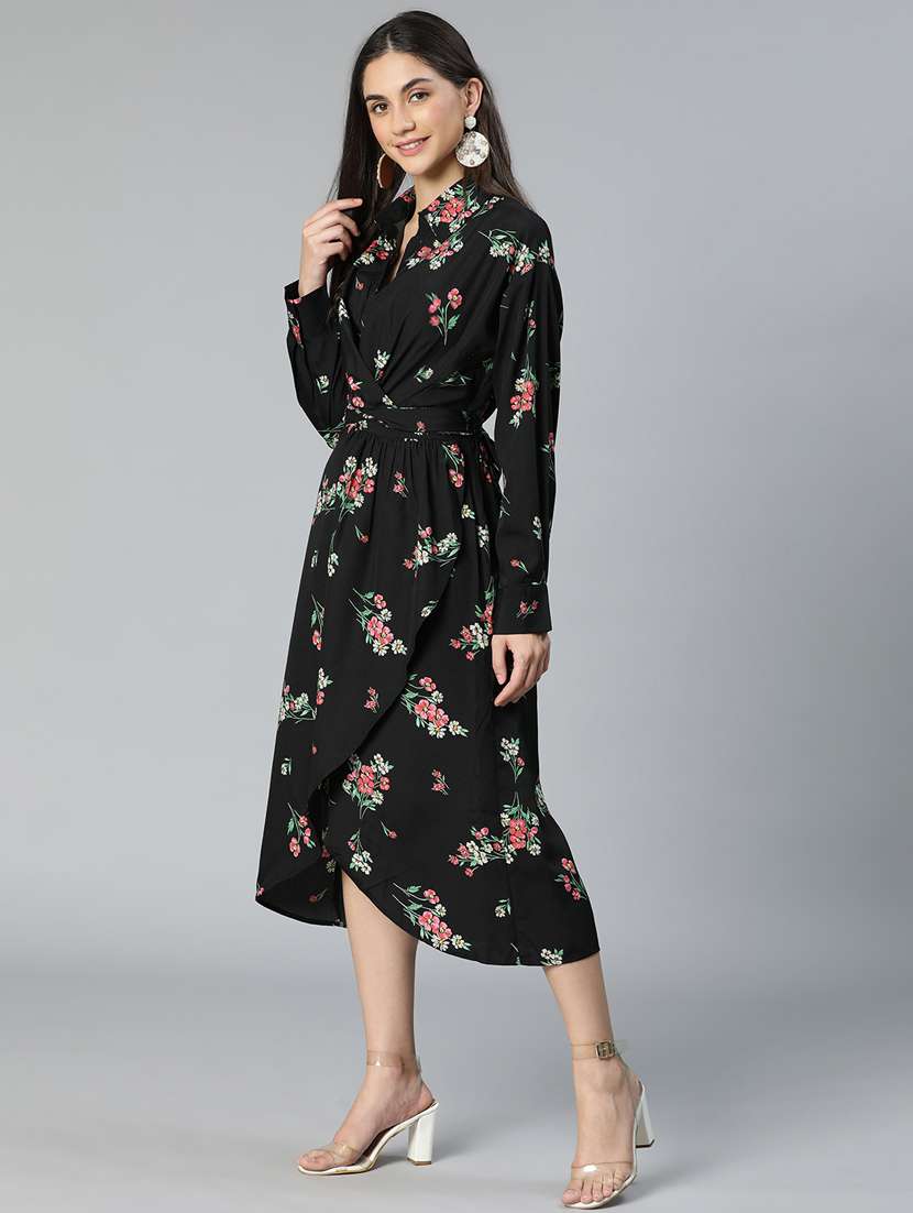 women's wrap floral dress - 18736220 -  Standard Image - 1