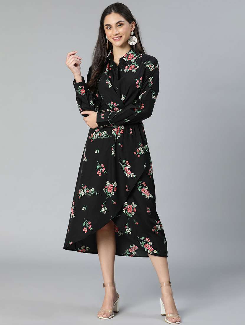 women's wrap floral dress - 18736220 -  Standard Image - 4